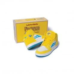 Lakai Shoes Telford SMU - Yellow/Cyan Suede