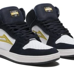 Lakai Shoes Telford - Navy/White Suede