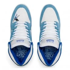 MEN Lakai Shoes Telford - White/Light Blue Suede 8 MEN Lakai Shoes Telford - White/Light Blue Suede