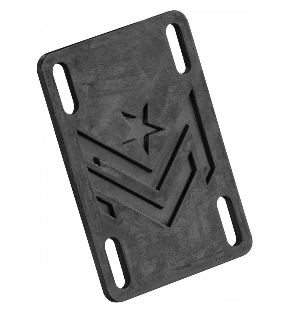 Mini Logo Rubber Riser Pads .10" - Black (Set Of 2) Risers & Shock Pads 3 Mini Logo Rubber Riser Pads .10" - Black (Set Of 2) Risers & Shock Pads