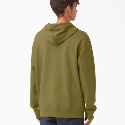 MEN Dickies Relief Fleece Hoodie - Green Moss (G2M)