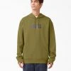 MEN Dickies Relief Fleece Hoodie - Green Moss (G2M) 1 MEN Dickies Relief Fleece Hoodie - Green Moss (G2M)