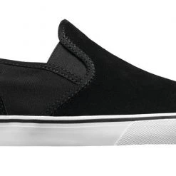 MEN Emerica Shoes The Provost Cruiser Slip - Black/White