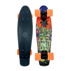Swell Skateboards Swell Tiki Volcano Complete Cruiser 22" - Black/Orange