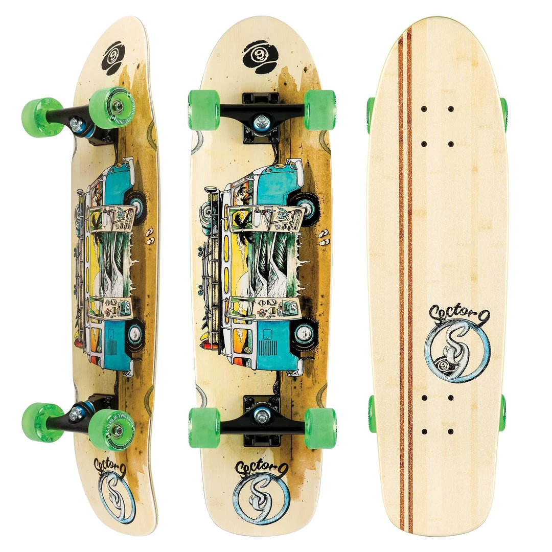 Sector 9 Bamboo Van Bamboozler Cruiser Complete - 8.62" Complete Cruisers 3 Sector 9 Bamboo Van Bamboozler Cruiser Complete - 8.62" Complete Cruisers