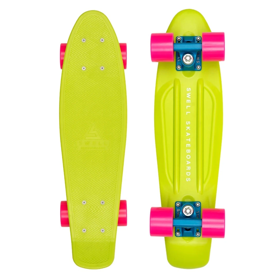 Swell Skateboards Swell Venice Cruiser Complete 22" - Neon Green 3 Swell Skateboards Swell Venice Cruiser Complete 22" - Neon Green