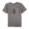 Volcom Tee Half Stone Icon Youth- Grey MEN