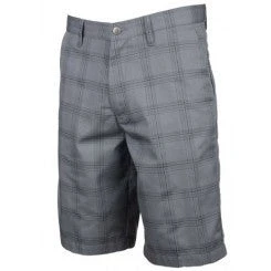 Volcom Shorts Frickin Plaid Chino - Charcoal Heather MEN