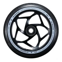 Envy Tri Bearing Scooter Wheels 120mm X 30mm - Black/Black (Pair)