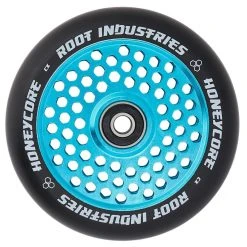 Root Industries HoneyCore Wheels 110mm - Black/Sky Blue (Pair)