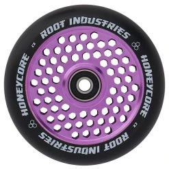 Root Industries 110mm HoneyCore Wheels - Black/Purple (Pair)