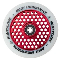 Root Industries 110mm HoneyCore Wheels - White/Red (Pair)