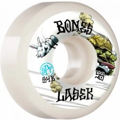 Bones SPF Lasek Tortoise & Hare P5 58mm 104a Wheels - White (Set Of 4)