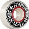Bones STF Pro Joslin Emblem V1 Standard 52mm 103a Wheels - White (Set Of 4)