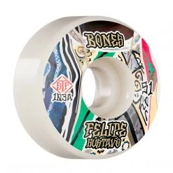 Bones STF Gustavo Bed-Stuy V1 51mm Wheels - White (Set Of 4)