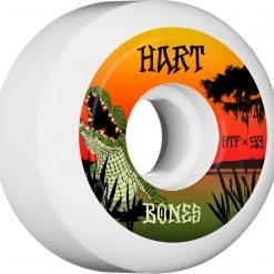 Bones STF Hart Gator Bait 53mm Wheels - White (Set Of 4)