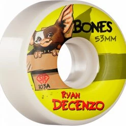 Bones STF Decenzo Gizzmo V2 Locks 53mm 103a Wheels - White (Set Of 4)