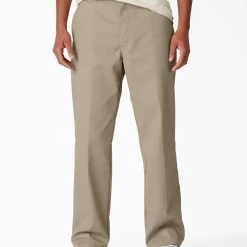 MEN Dickies Skateboarding Regular Fit Twill Pants - Desert Khaki (DS)
