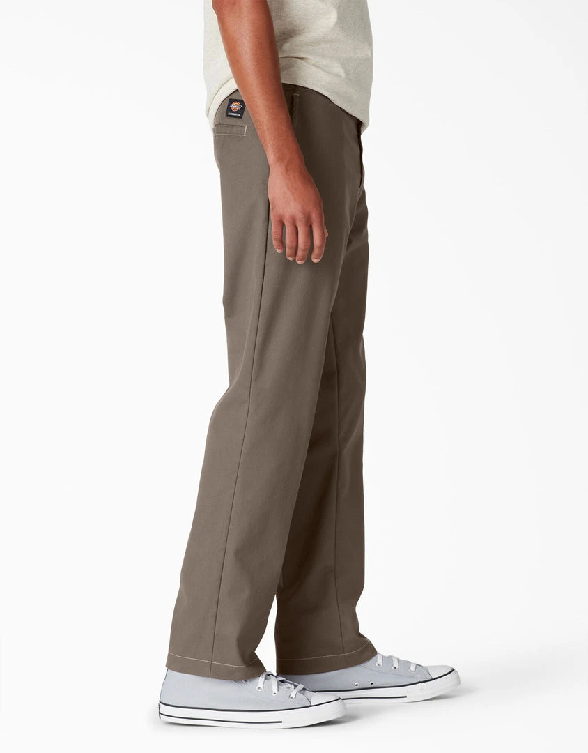 Dickies Skateboarding Slim Straight Pants - Mushroom Contrast Topstitch (TSM) 5 Dickies Skateboarding Slim Straight Pants - Mushroom Contrast Topstitch (TSM)