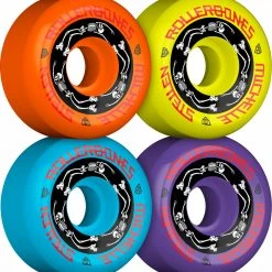 Aggressive Inline Wheels Rollerbones Moxi Michelle Steilen Wheels 62mm 101a - White (Set Of 4)