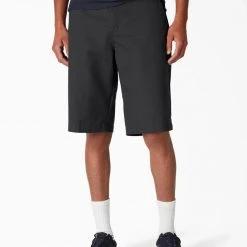 MEN Dickies Skateboarding Slim Fit Shorts - Black (BK)