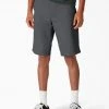 Dickies Skateboarding Slim Fit Shorts - Charcoal Gray (CH) MEN 1 Dickies Skateboarding Slim Fit Shorts - Charcoal Gray (CH) MEN
