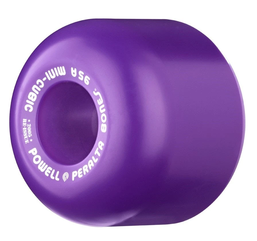 Powell Peralta Wheels Mini-Cubic 64mm 95a - Purple (Set Of 4) 3 Powell Peralta Wheels Mini-Cubic 64mm 95a - Purple (Set Of 4)