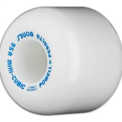 Powell Peralta Wheels Mini-Cubic 64mm 95a - White (Set Of 4)