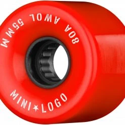 Mini Logo AWOL Wheels ATF 59mm 80a - Red (Set Of 4)