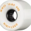 Mini Logo AWOL Wheels ATF 55mm 80a - White (Set Of 4) 2 Mini Logo AWOL Wheels ATF 55mm 80a - White (Set Of 4)