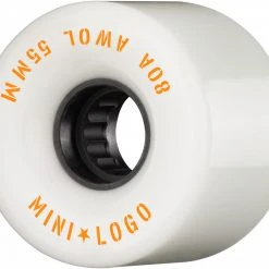 Mini Logo AWOL Wheels ATF 55mm 80a - White (Set Of 4)