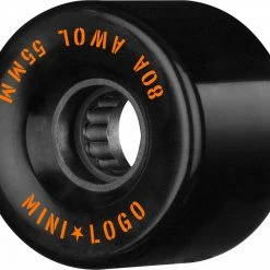 Mini Logo AWOL Wheels ATF 55mm 80a - Black (Set Of 4)