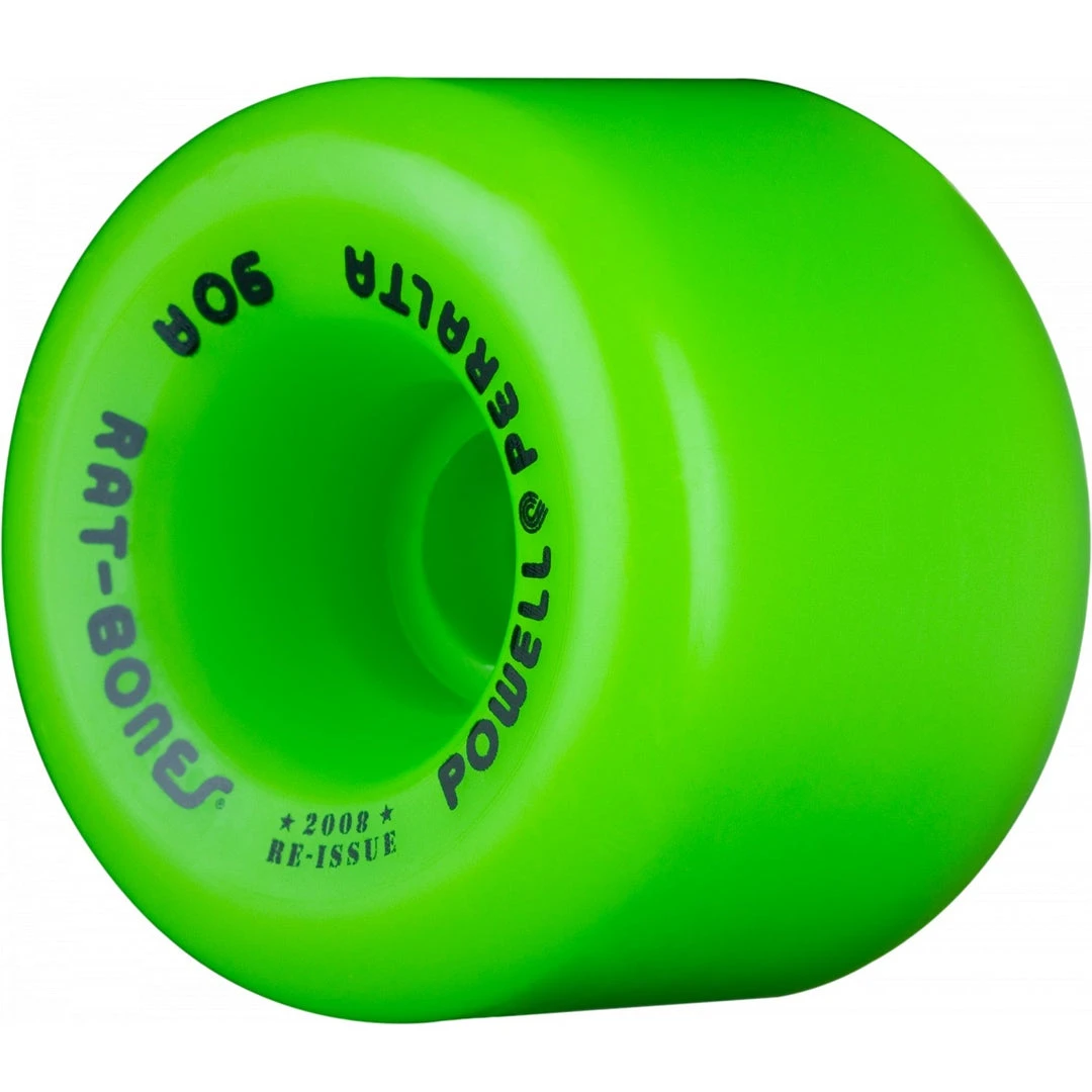 Powell Peralta Wheels Rat Bones 60mm 90a - Green (Set Of 4) 3 Powell Peralta Wheels Rat Bones 60mm 90a - Green (Set Of 4)