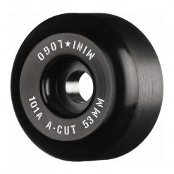 Mini Logo Wheels A-Cut "2" 53mm 101a - Black (Set Of 4)