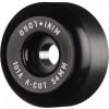 Mini Logo Wheels A-Cut "2" 54mm 101a - Black (Set Of 4)