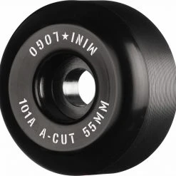Mini Logo Wheels A-Cut "2" 55mm 101a - Black (Set Of 4)