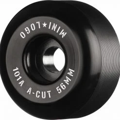 Mini Logo Wheels A-Cut "2" 56mm 101a - Black (Set Of 4)