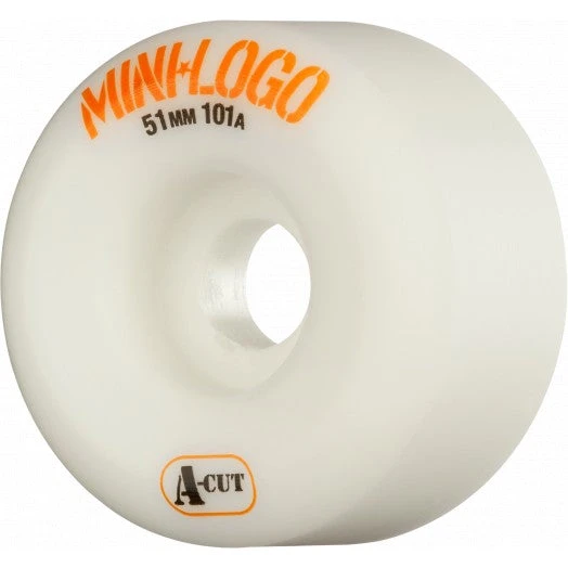 Mini Logo Wheels A-Cut 51mm 101a - White (Set Of 4) 3 Mini Logo Wheels A-Cut 51mm 101a - White (Set Of 4)