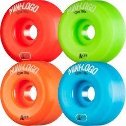 Mini Logo Wheels A-Cut 52mm 101a - Multi (Set Of 4)