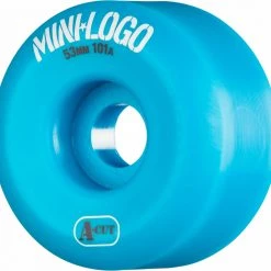 Mini Logo Wheels A-Cut 53mm 101a - Blue (Set Of 4)