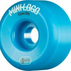 Mini Logo Wheels A-Cut 53mm 90a - Blue (Set Of 4)