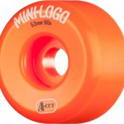 Mini Logo Wheels A-Cut 53mm 90a - Orane (Set Of 4)