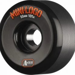 Mini Logo Wheels A-Cut 55mm 101a - Black (Set Of 4)