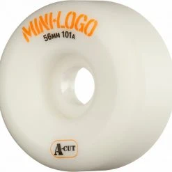 Mini Logo Wheels A-Cut 56mm 101a - White (Set Of 4)