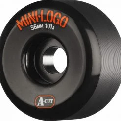 Mini Logo Wheels A-Cut 56mm 101a - Black (Set Of 4)