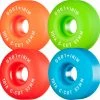 Mini Logo Wheels C-Cut "2" 53mm 101a - Assorted (Set Of 4)