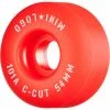 Mini Logo Wheels C-Cut "2" 54mm 101a - Red (Set Of 4)