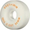 Mini Logo Wheels C-Cut "2" 54mm 101a - White (Set Of 4)