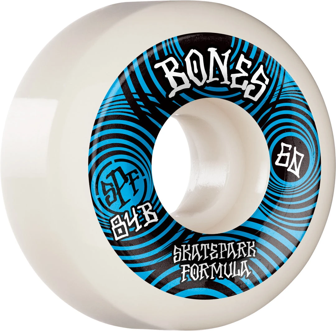 Bones SPF Ripples P5 Sidecut 60mm 104a Wheels - White (Set Of 4) Bones SPF Ripples P5 Sidecut 60mm 104a Wheels - White (Set Of 4)