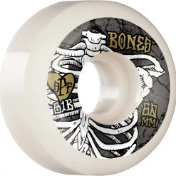 Bones SPF Rapture P5 Sidecut 60mm 101a Wheels - White (Set Of 4)